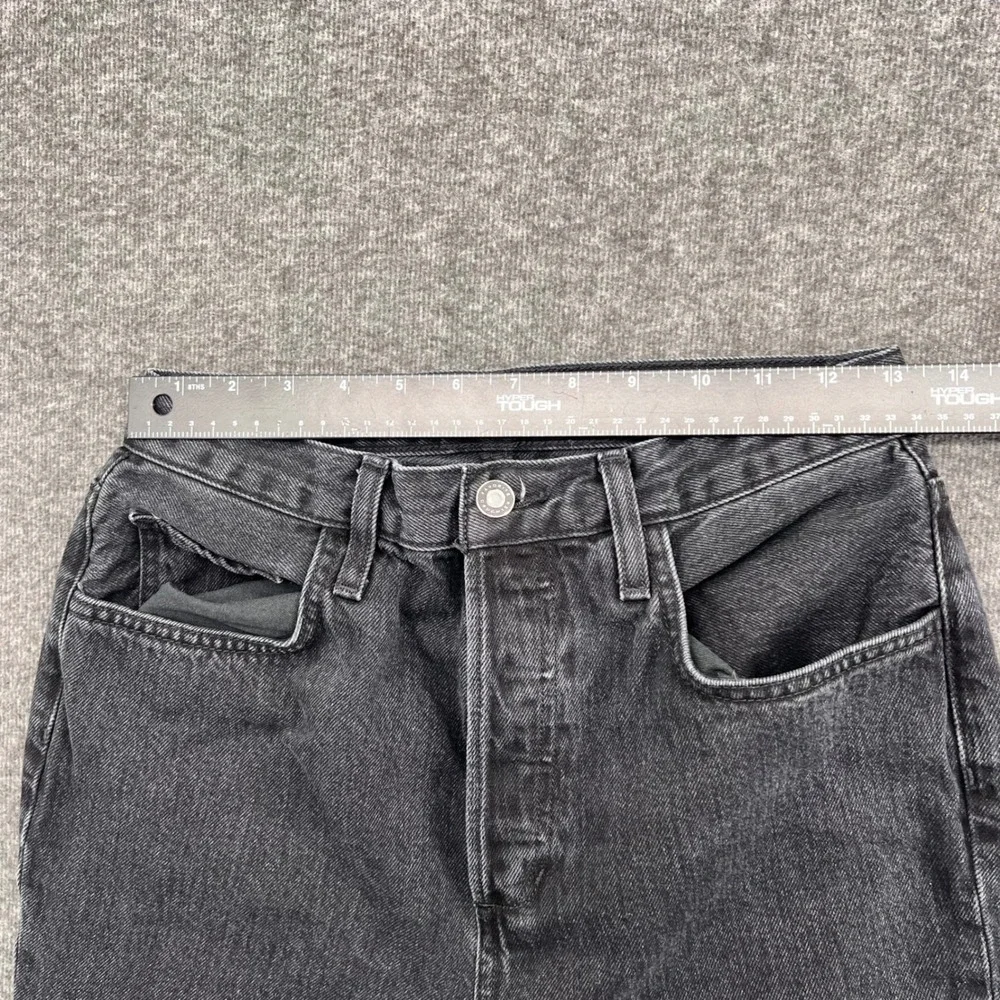 Favorite Daughter The Otto High Rise Boyfriend Ankle Jeans Asphalt Black Size 26